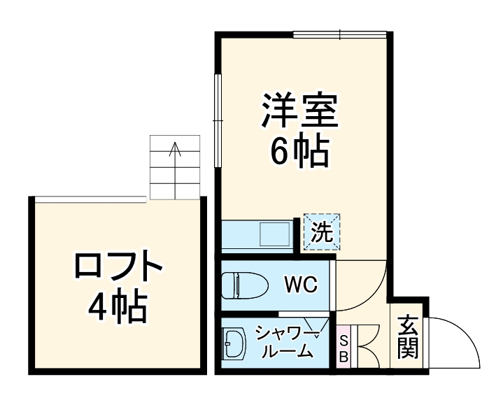 ユナイト鹿島田コルチェスターの杜の間取り