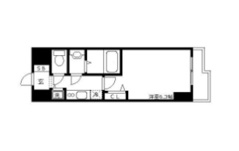 エス・キュート京町堀の間取り