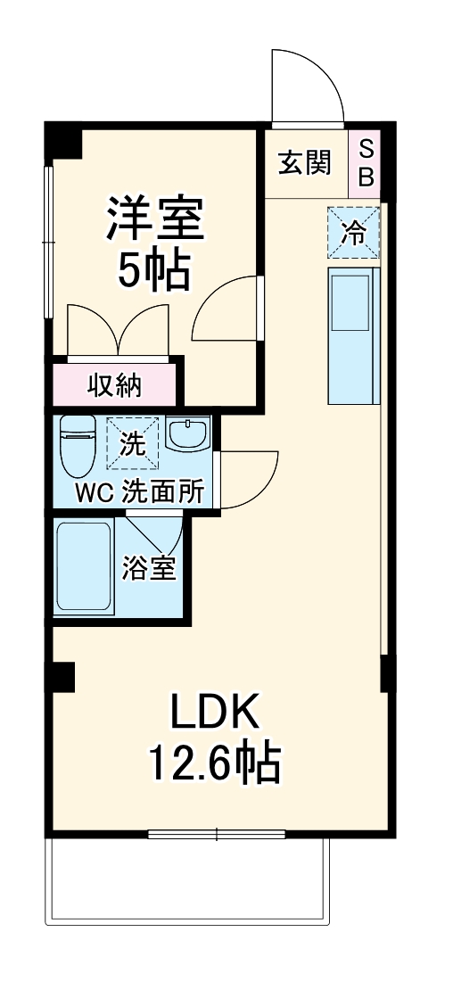 ジュネパレス岡野の間取り