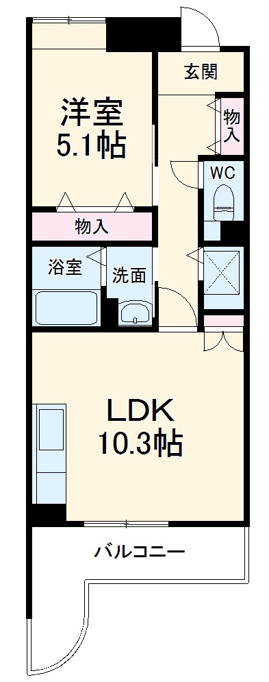ラ・ソレイユさいたまの間取り
