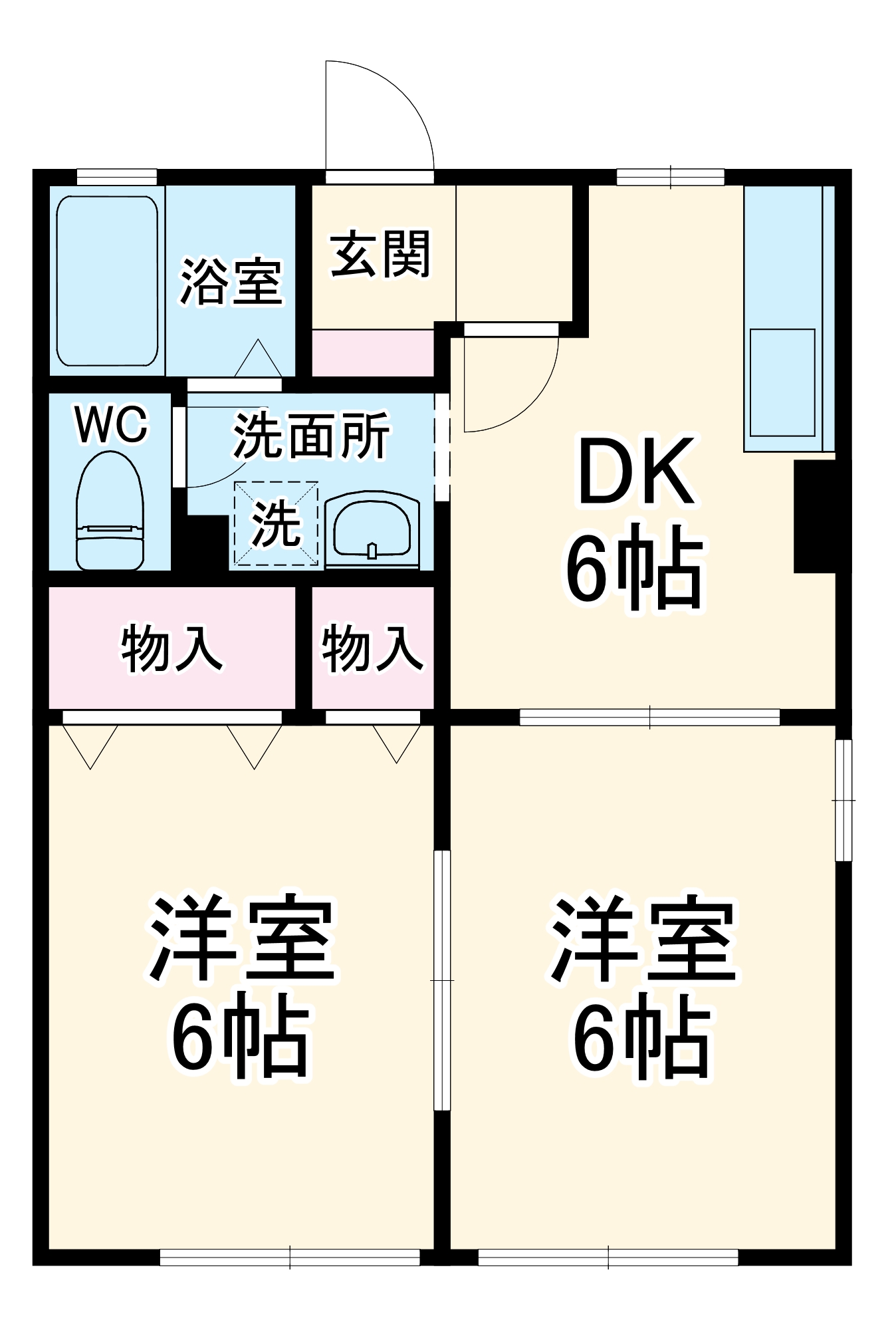 メゾン ラ・フォーレの間取り