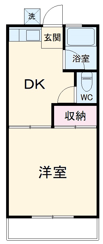 鶴神ハイツの間取り