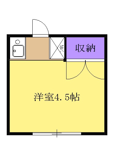 コーポミミの間取り