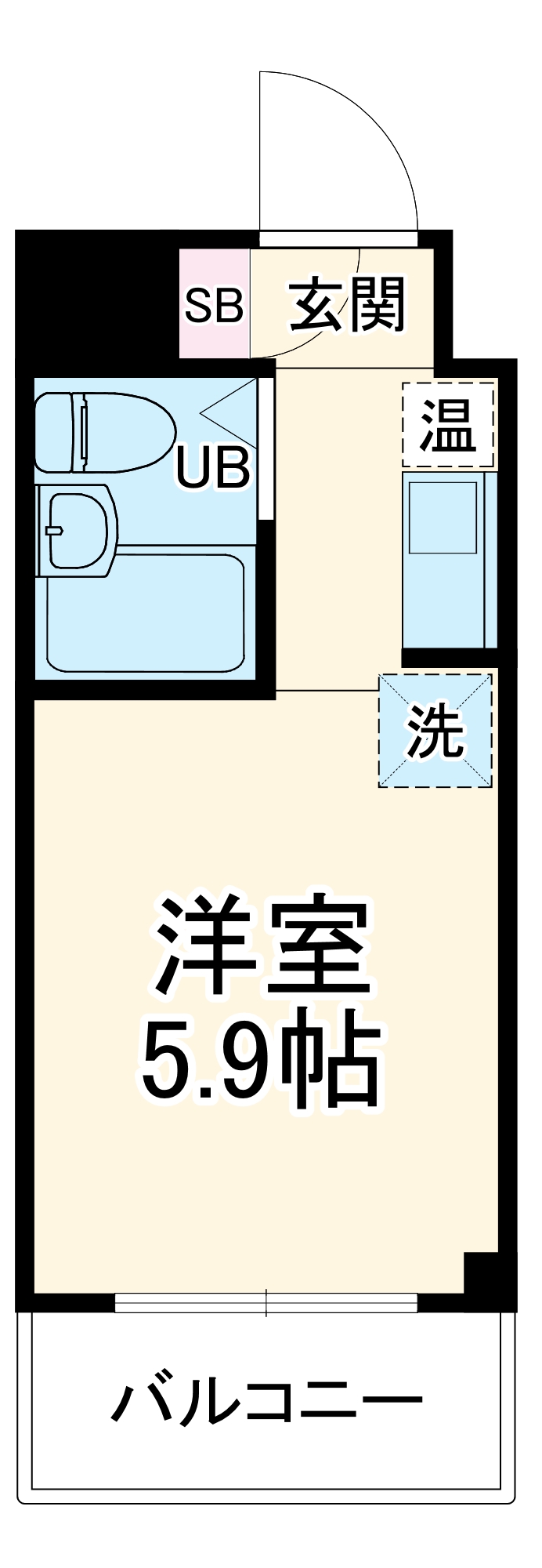ドリームスペースマンションの間取り