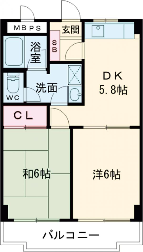 三鷹コートの間取り