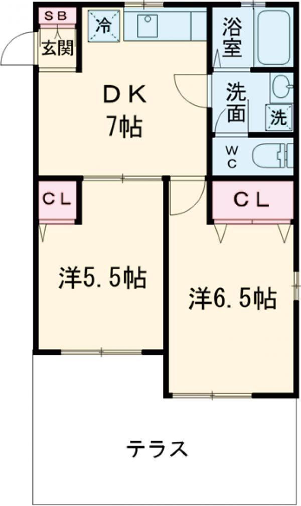 サンパティーク西綾瀬の間取り