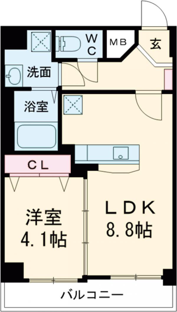 メゾンド オハナの間取り