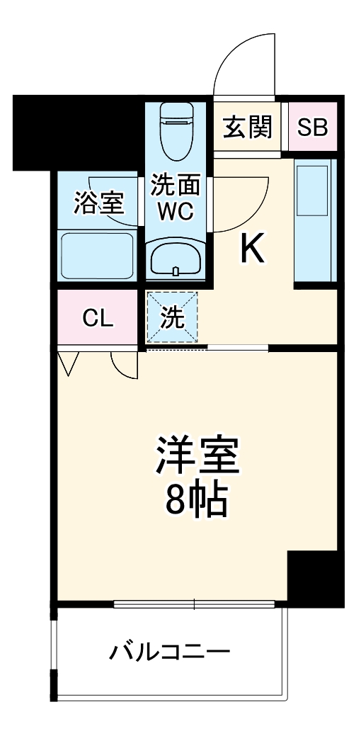 レジディア新横浜の間取り