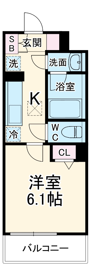 buche津田沼の間取り