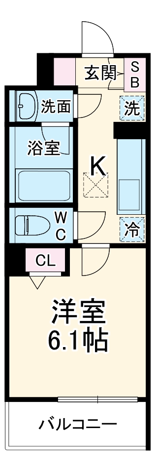 buche津田沼の間取り