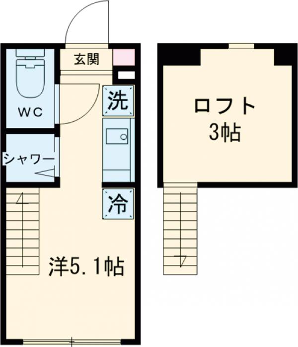 エスペランサ 平井の間取り