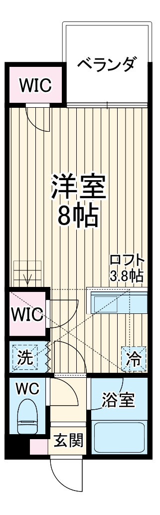 セザンヌ牛久保の間取り