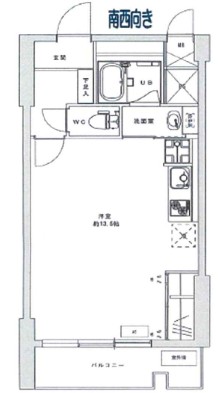 三越東中野マンションの間取り