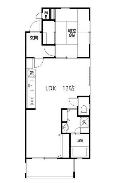 ヴィラ西小山の間取り