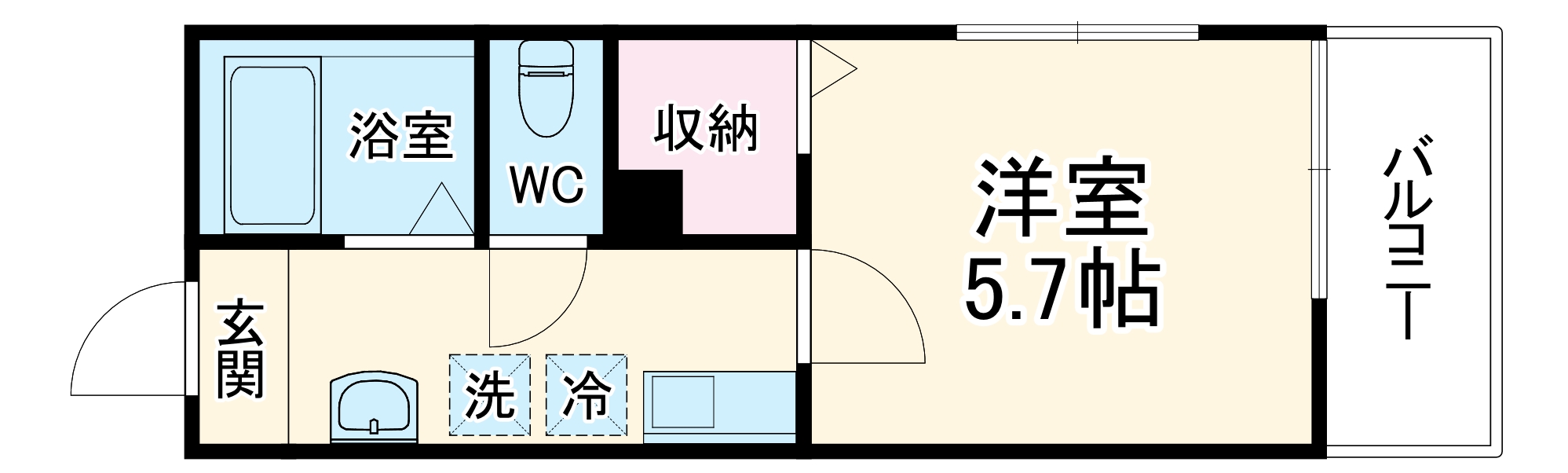 MELDIA東岩槻駅前の間取り