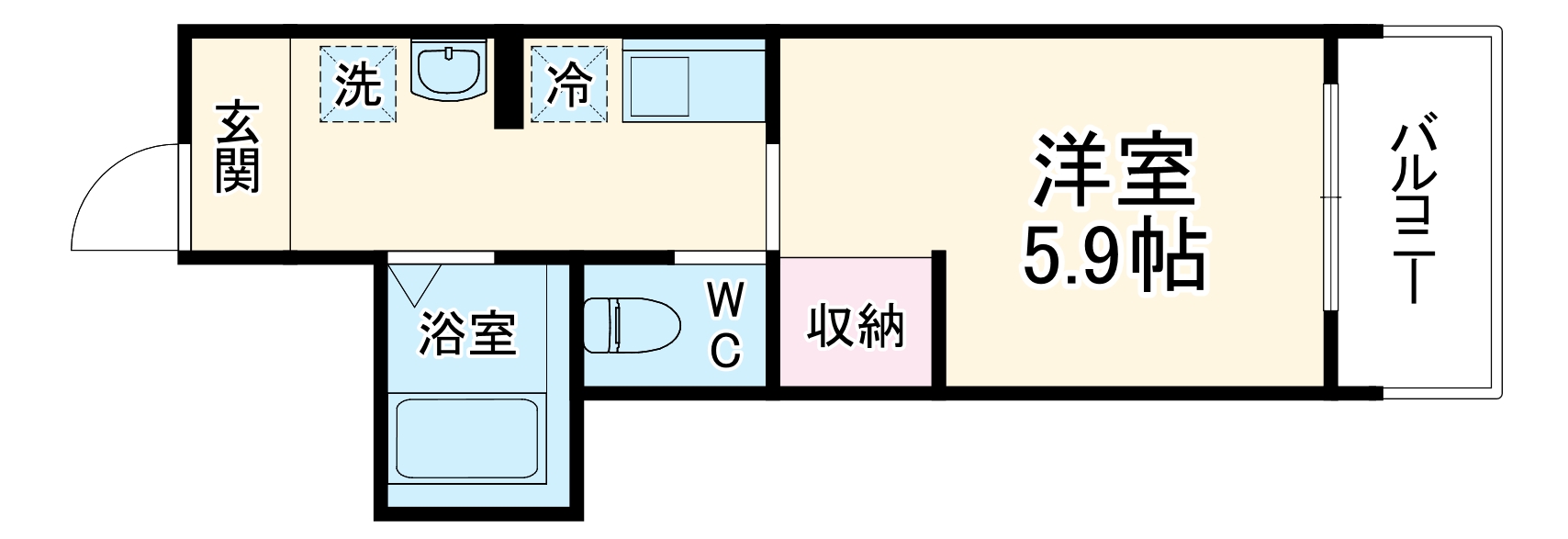 MELDIA東岩槻駅前の間取り