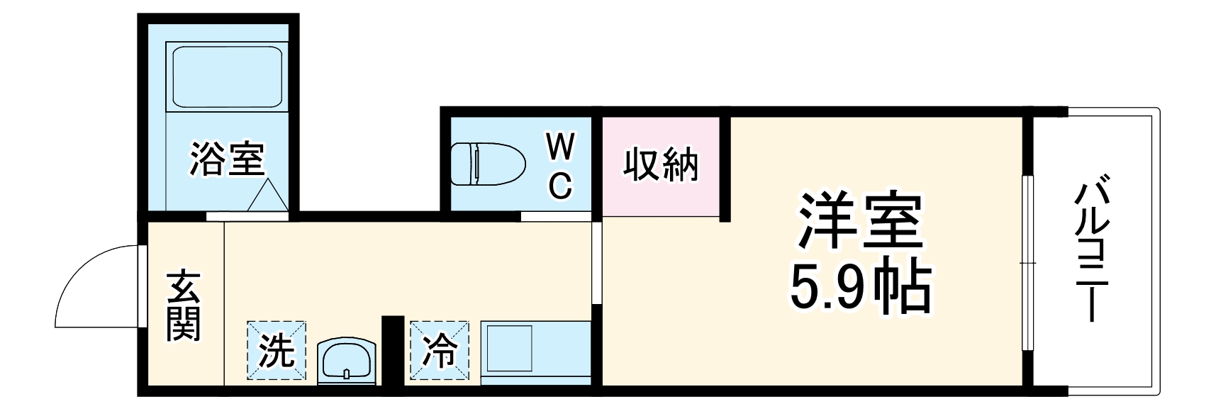 MELDIA東岩槻駅前の間取り