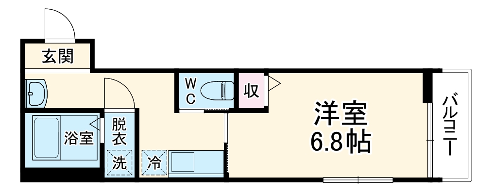 MELDIA東岩槻駅前の間取り