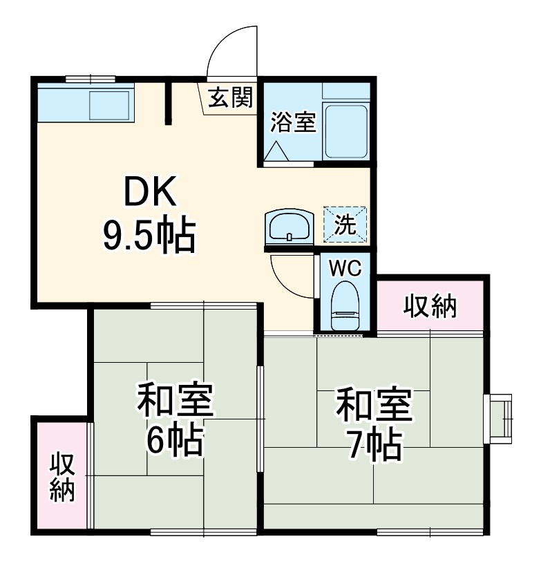コーポサンライトⅠの間取り