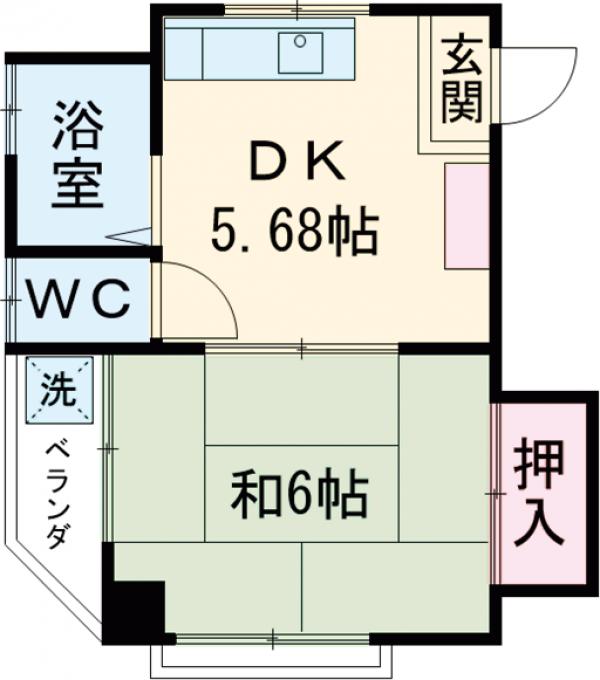 山田ビルの間取り