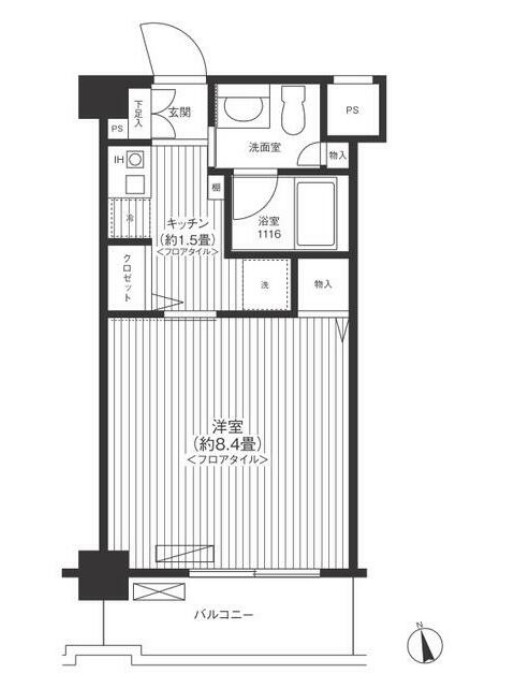 イトーピア仲町台の間取り