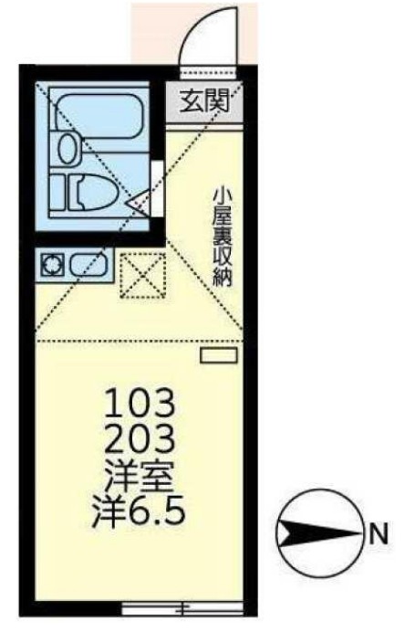 東門前ソレイユの間取り