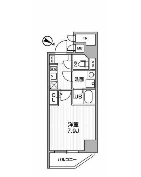 ALTERNA北品川の間取り