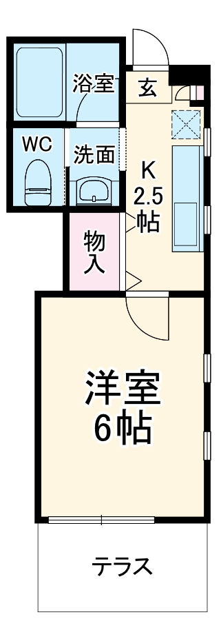 サザンビーチハウスの間取り