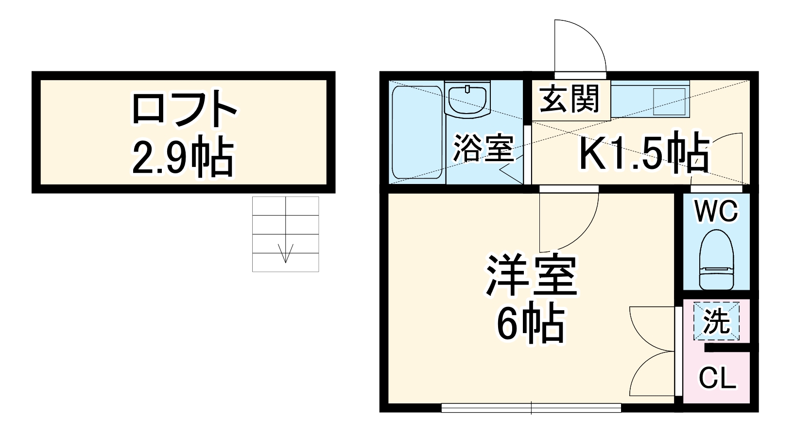 プリンスハイツ武蔵小杉の間取り