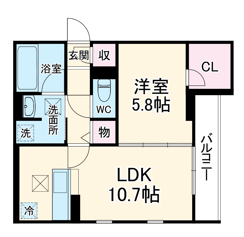 Noble raffiner北浦和の間取り
