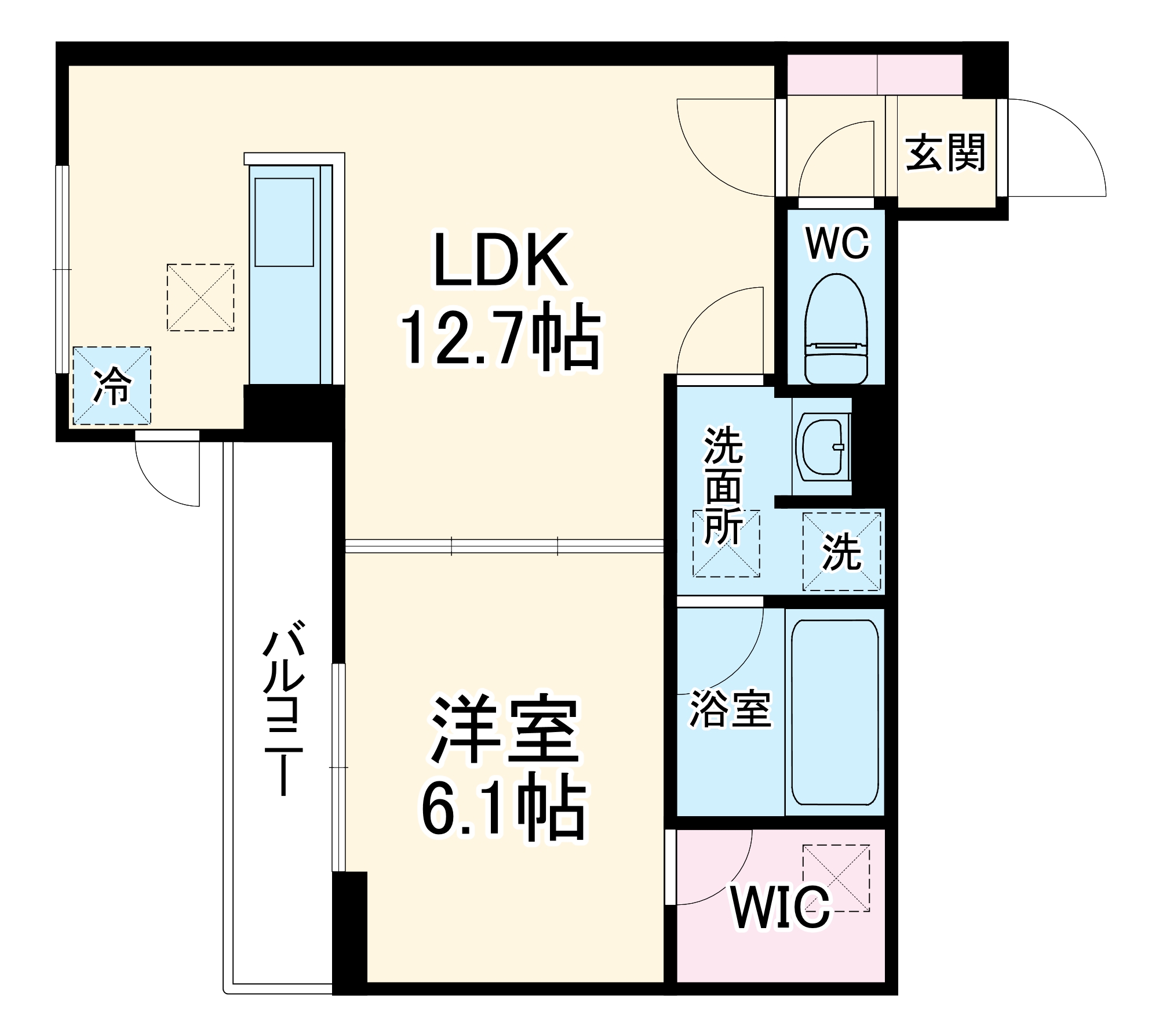 Noble raffiner北浦和の間取り