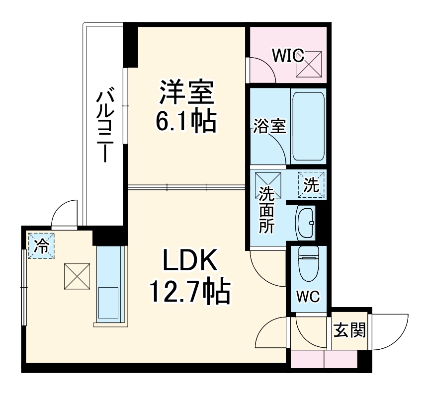 Noble raffiner北浦和の間取り