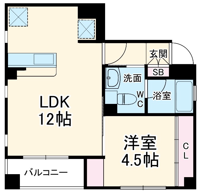 Makuhari743の間取り