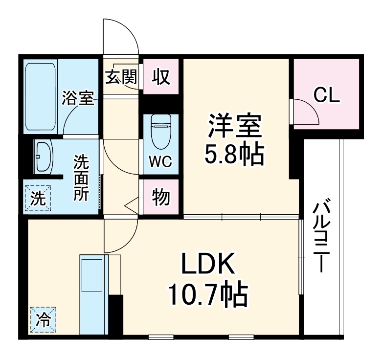 Noble raffiner北浦和の間取り