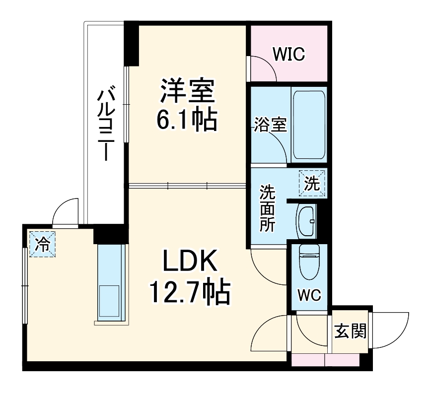 Noble raffiner北浦和の間取り