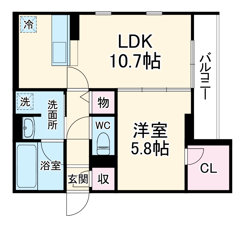 Noble raffiner北浦和の間取り