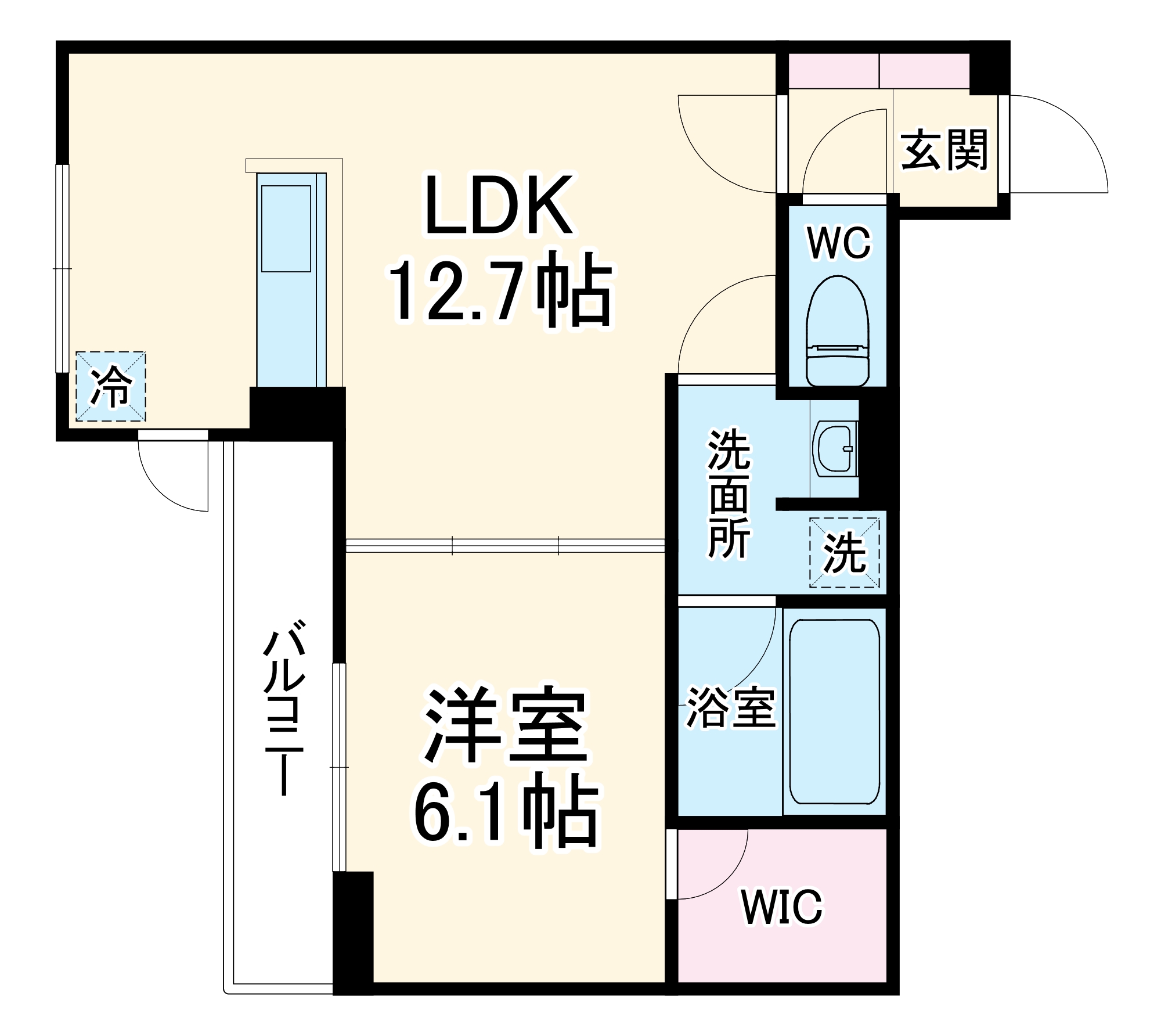 Noble raffiner北浦和の間取り