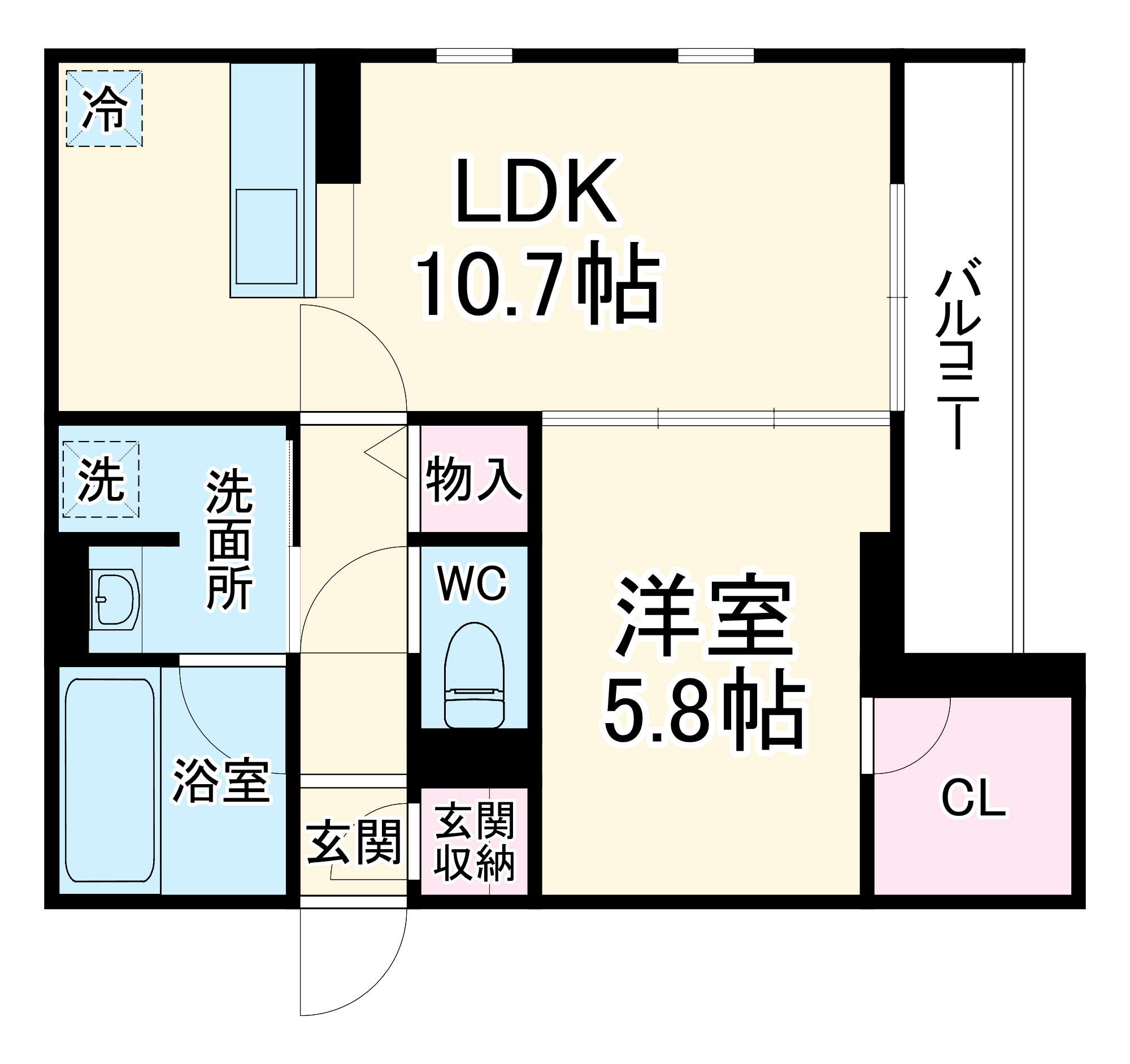 Noble raffiner北浦和の間取り
