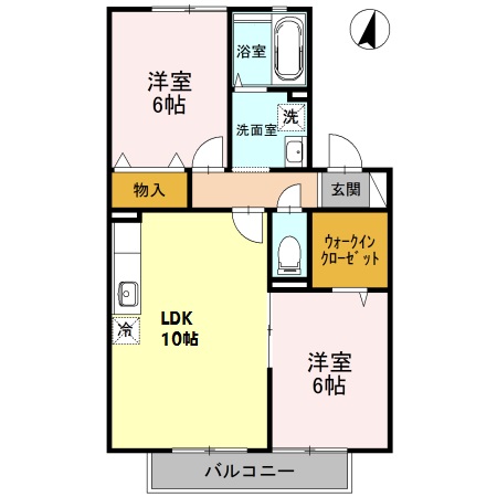 パストラルⅠの間取り
