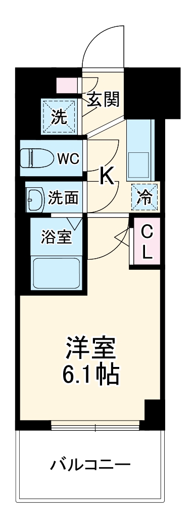 エスリード大阪リエートの間取り