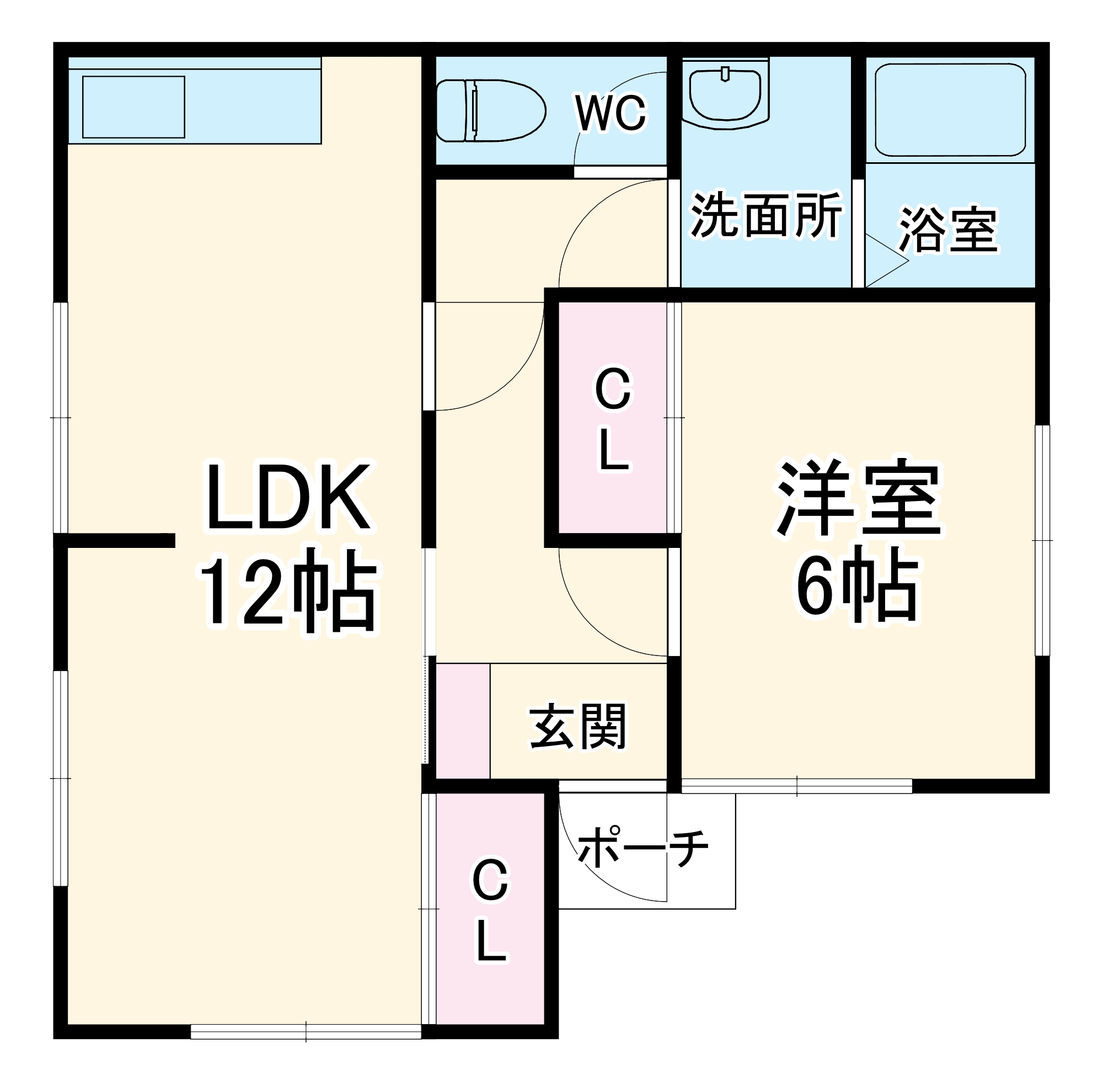 グリーンフォレストの間取り