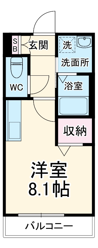 アドニス杁中の間取り