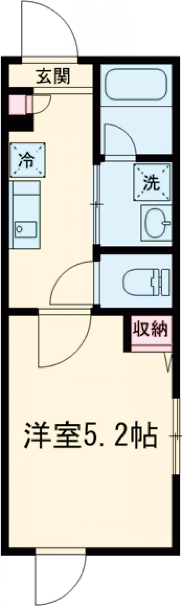 ラフィネ阿佐ヶ谷Aの間取り