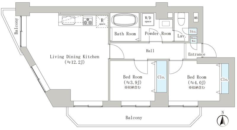 メイプルヒルズ滝野川の間取り
