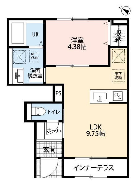 リーブルファイン鴻巣大間の間取り