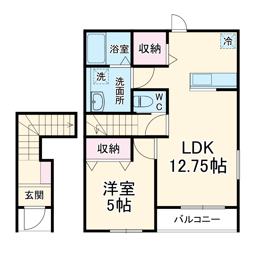 リーブルファイン鴻巣大間の間取り