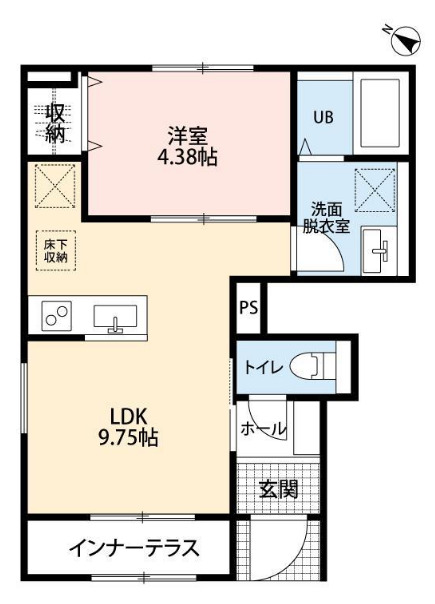 リーブルファイン鴻巣大間の間取り