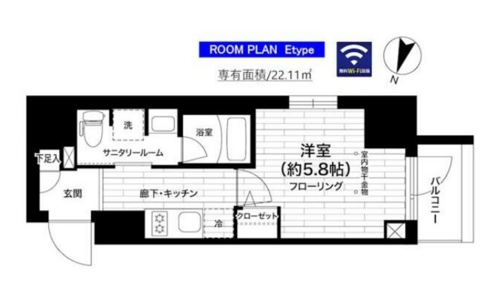 ステージファースト千葉中央の間取り