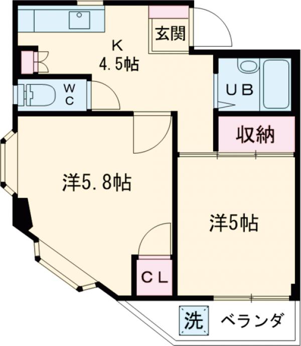 メゾン・ラ・プラトの間取り