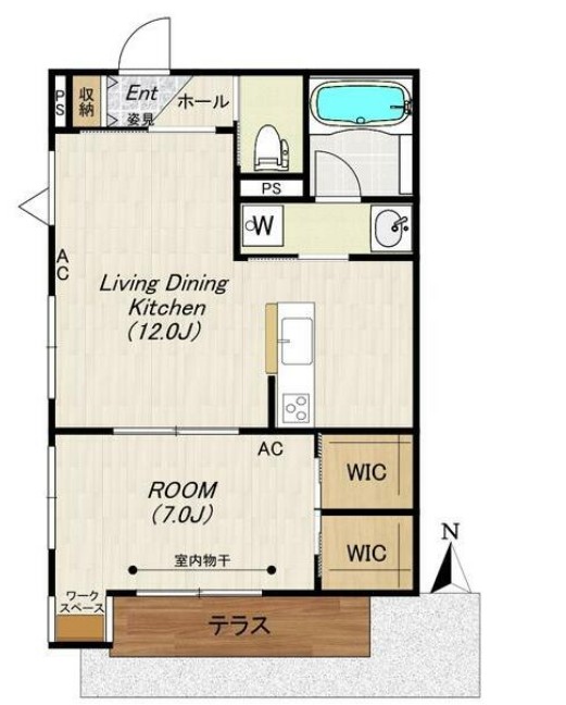 Succeed Nogataの間取り